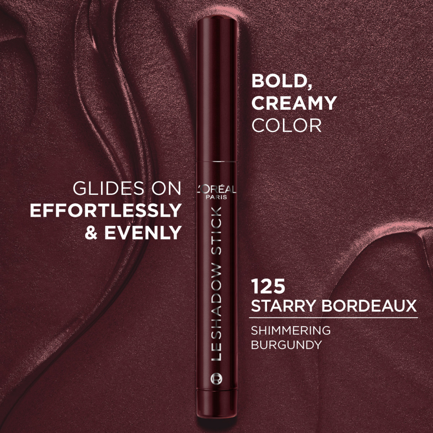 slide 5 of 7, L'Oréal 125 Starry Bordeaux Shadow Stick 0.049 oz, 0.049 oz