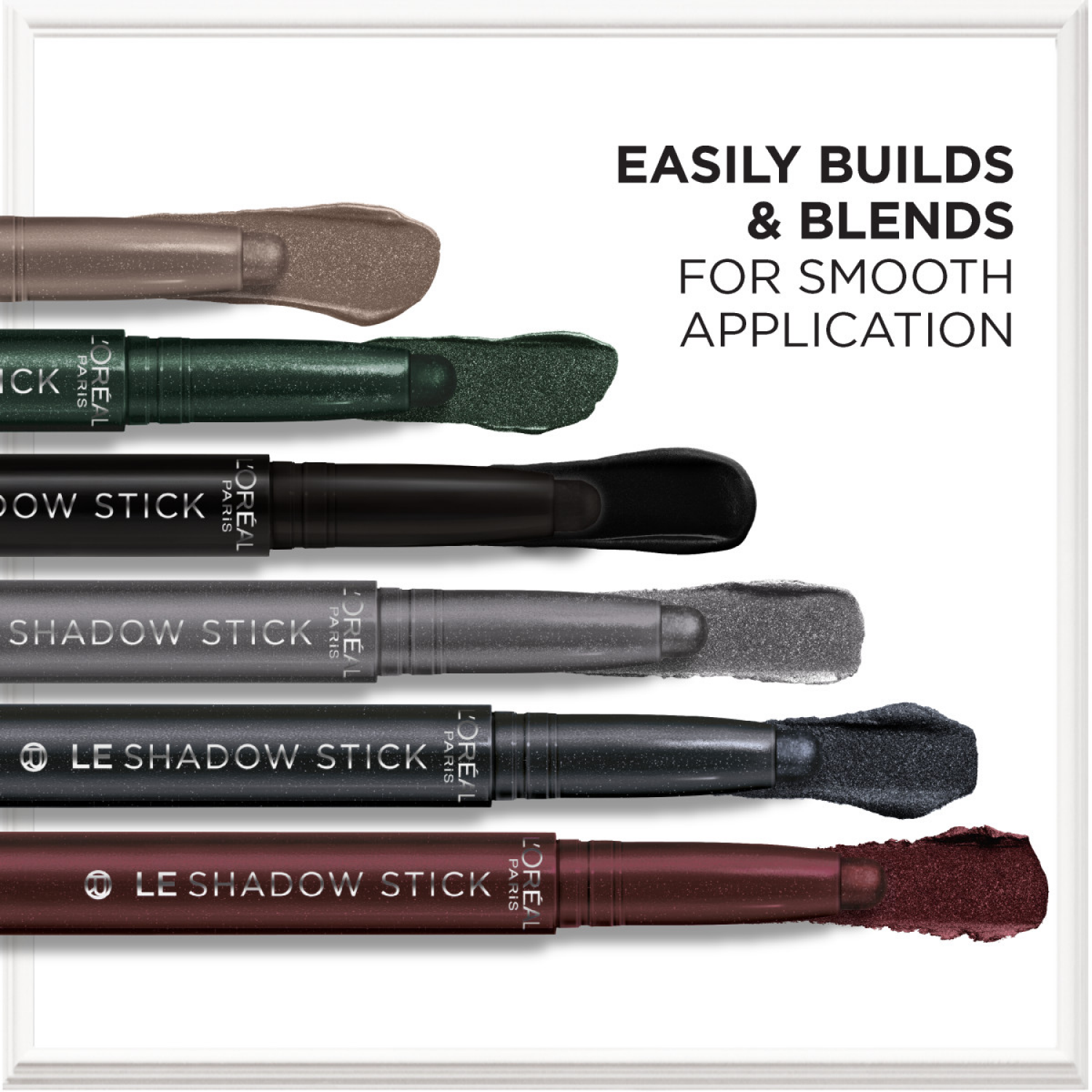 slide 2 of 7, L'Oréal Le Shadow Stick Blendable Cream Eyeshadow Stick - Moonlit Metal - 0.049oz, 0.049 oz