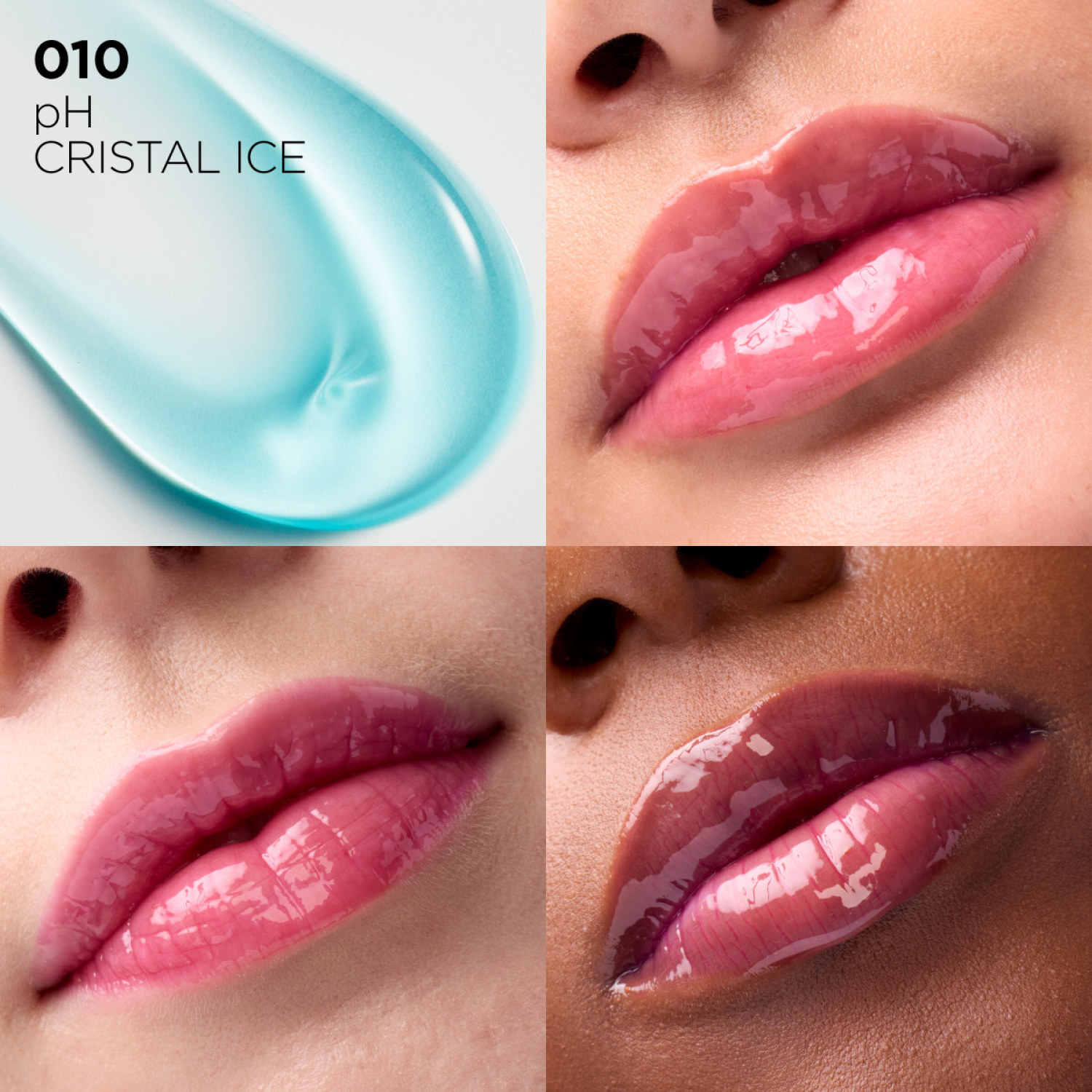 slide 4 of 5, L'Oréal Plump Ambition pH Cristal Ice 010 Hyaluron Lip Oil 0.16 fl oz, 0.16 fl oz