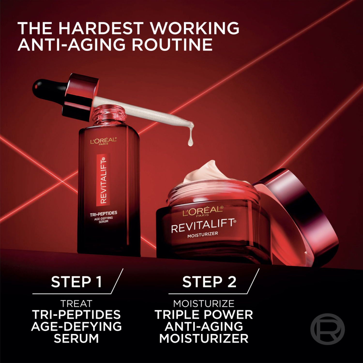 slide 2 of 6, L'OREAL Revitalift Triple Power Age-Defying Serum, 1 oz