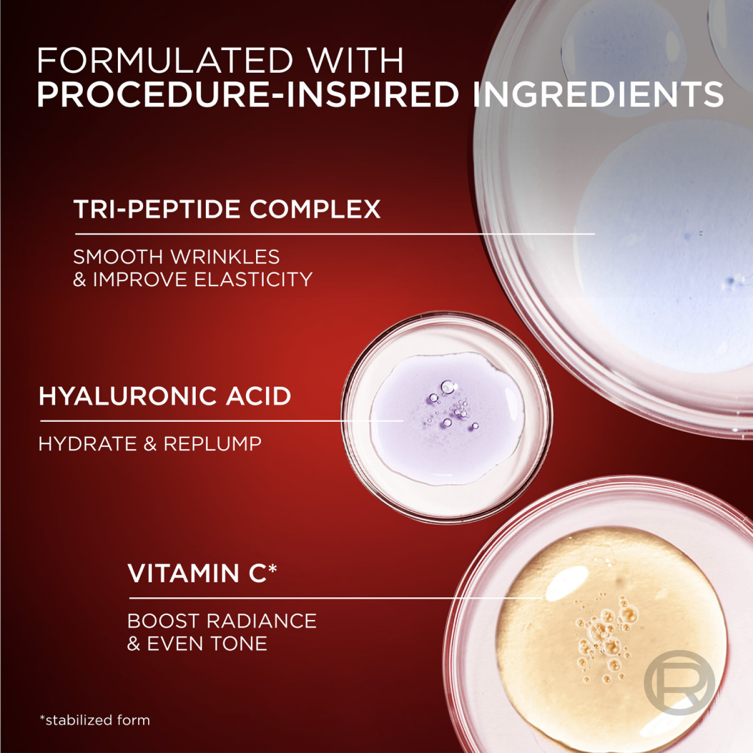 slide 4 of 6, L'OREAL Revitalift Triple Power Age-Defying Serum, 1 oz