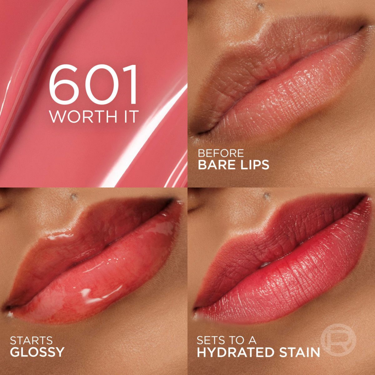 slide 6 of 6, L OREAL L'oreal Paris Paradise Hyaluron Tint Lip Stain Serum, 601 Worth It, 0.16 Fl Oz, 0.16 fl oz