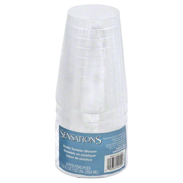 slide 1 of 1, Sensations Old Fashioned Clear 12ox Tumbler, 12 oz