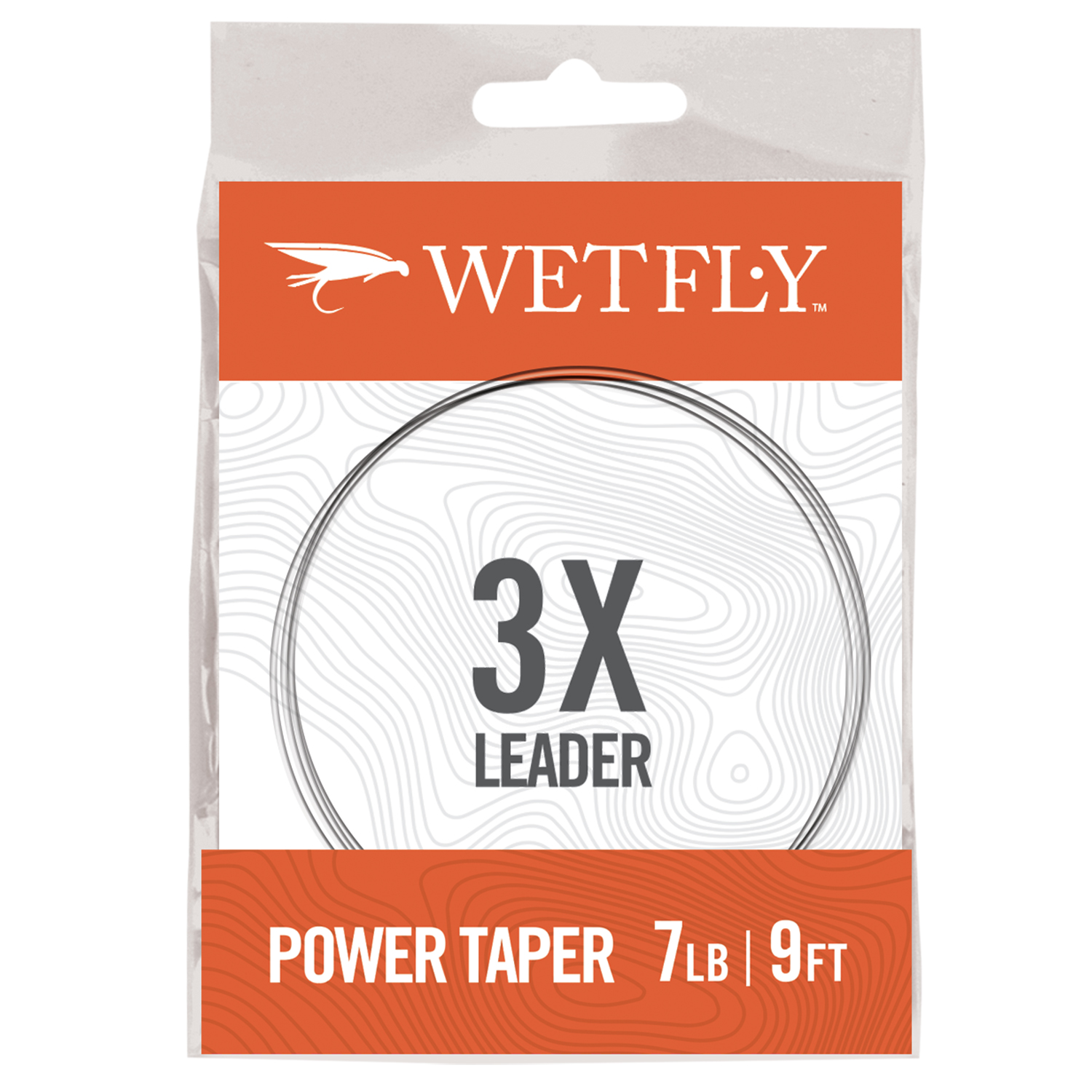 slide 1 of 2, WETFLY 3X Leader Power Taper, 3x
