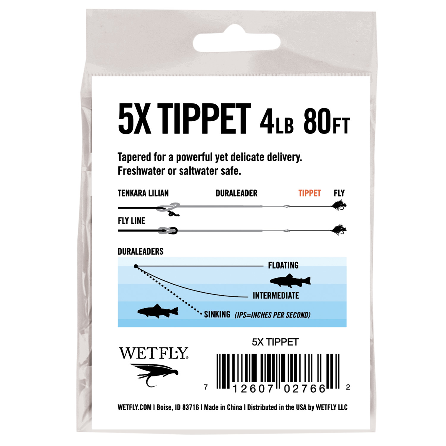 slide 2 of 2, WETFLY 5X Tippet, 1 ct