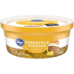 Kroger Glazed Pineapple Wedges