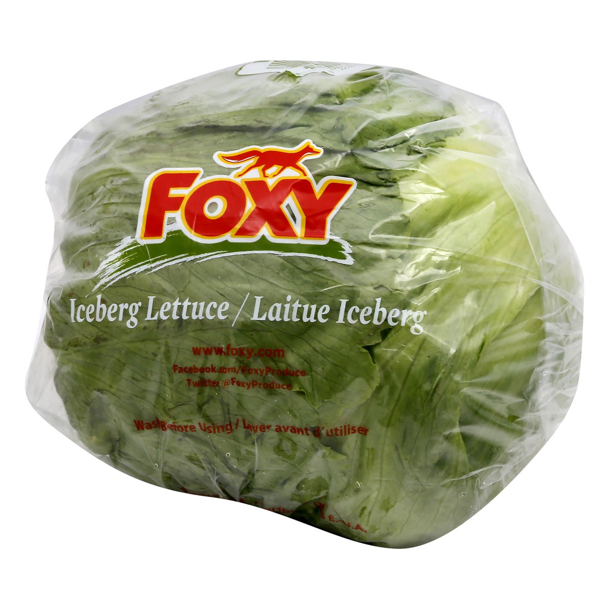 slide 1 of 8, Foxy Organic Iceberg Head Lettuce, 1 ct