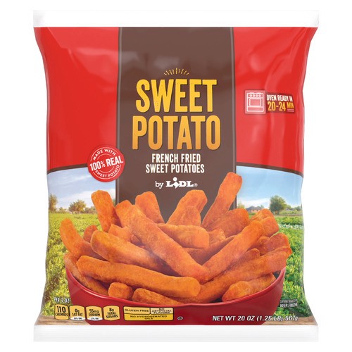 slide 1 of 1, frozen sweet potato fries, 20 oz