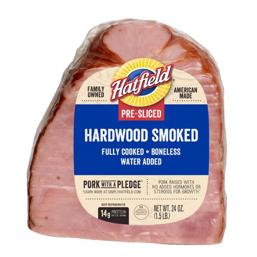 slide 1 of 1, Hatfield® hardwood smoked pork, 24 oz