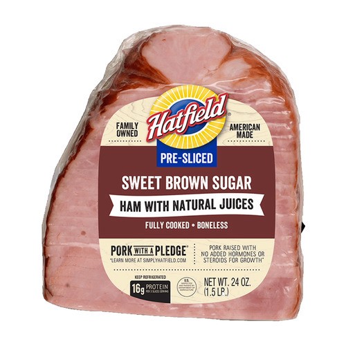 slide 1 of 1, Hatfield® sweet brown sugar ham, 24 oz