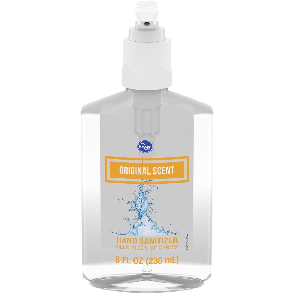 slide 1 of 3, Kroger Original Scent Hand Sanitizer, 8 fl oz