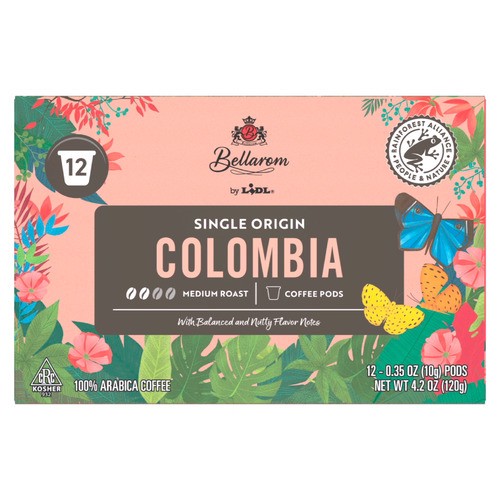 slide 1 of 1, Bellarom coffee pods, 100% Colombia, 4.2 oz