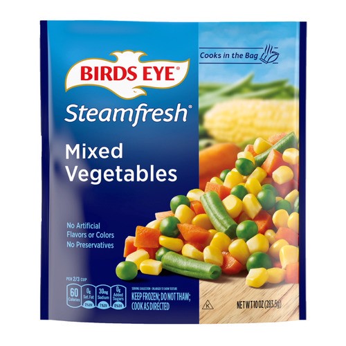 slide 1 of 1, Birds Eye® Steamfresh® frozen mixed vegetables, 10 oz