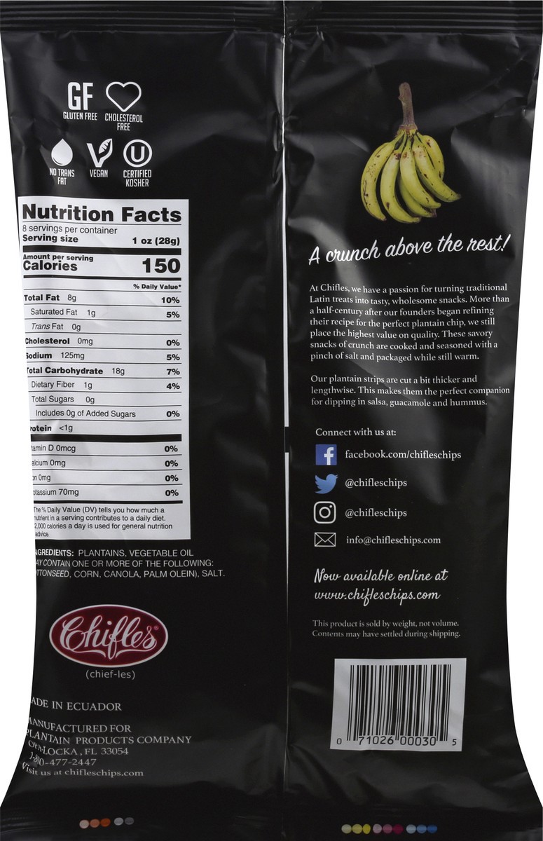 slide 7 of 9, Chifles Plantain Strips 8 oz, 8 oz