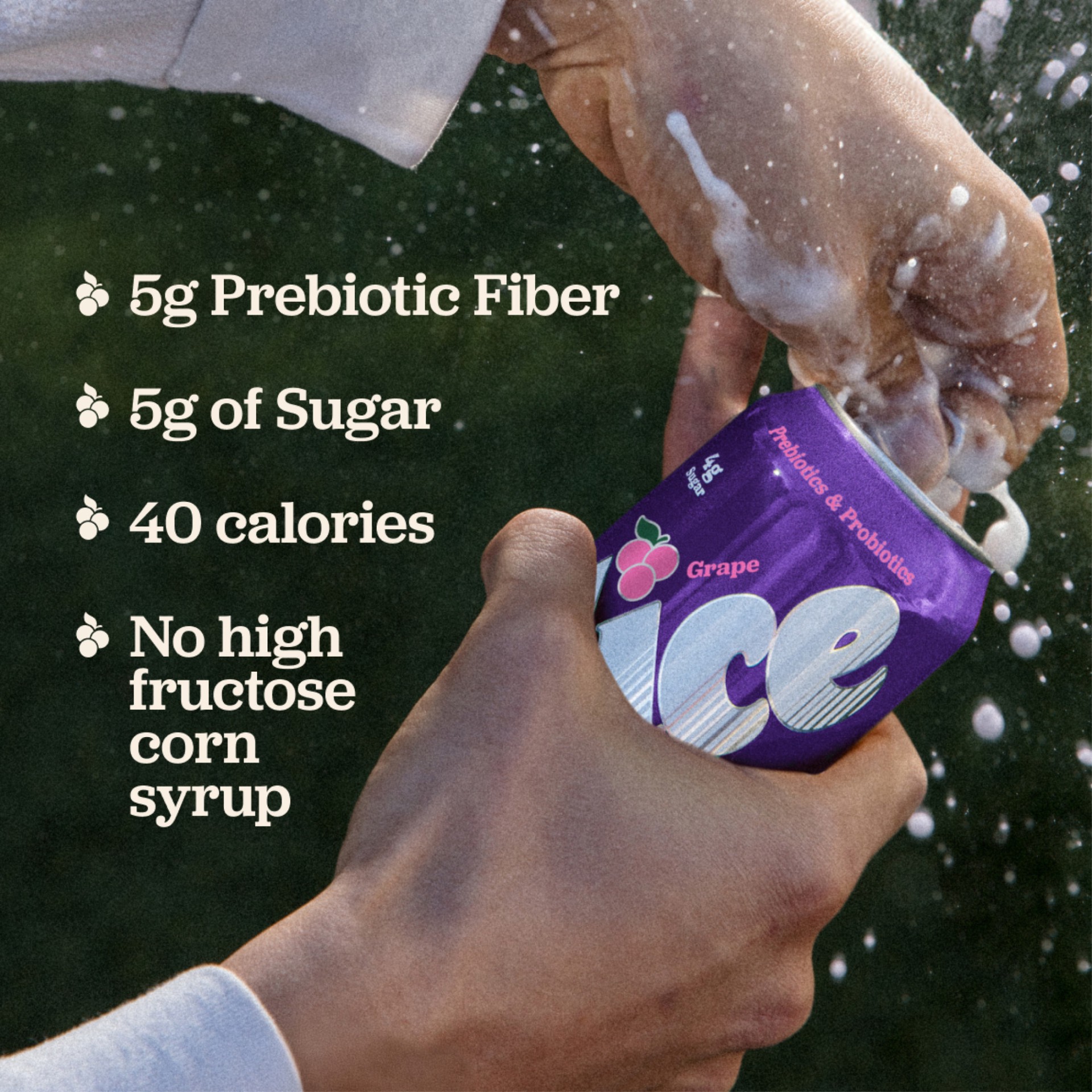 slide 2 of 7, Slice Grape Healthy Soda, 12 fl oz Can, 12 fl oz