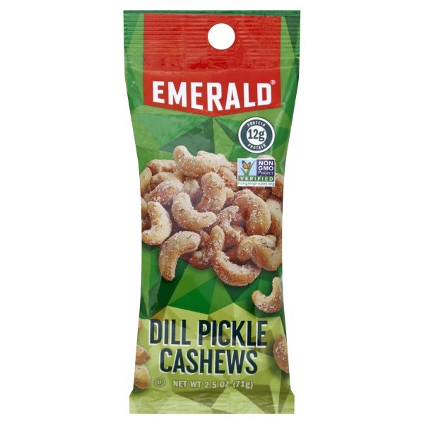 slide 1 of 1, Emerald Dill Pickle Cashews, 2.5 oz