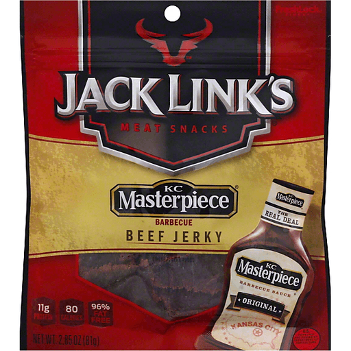 slide 2 of 2, Jack Link's Kcmasterpiece BBQ Beef Jerky, 2.85 oz