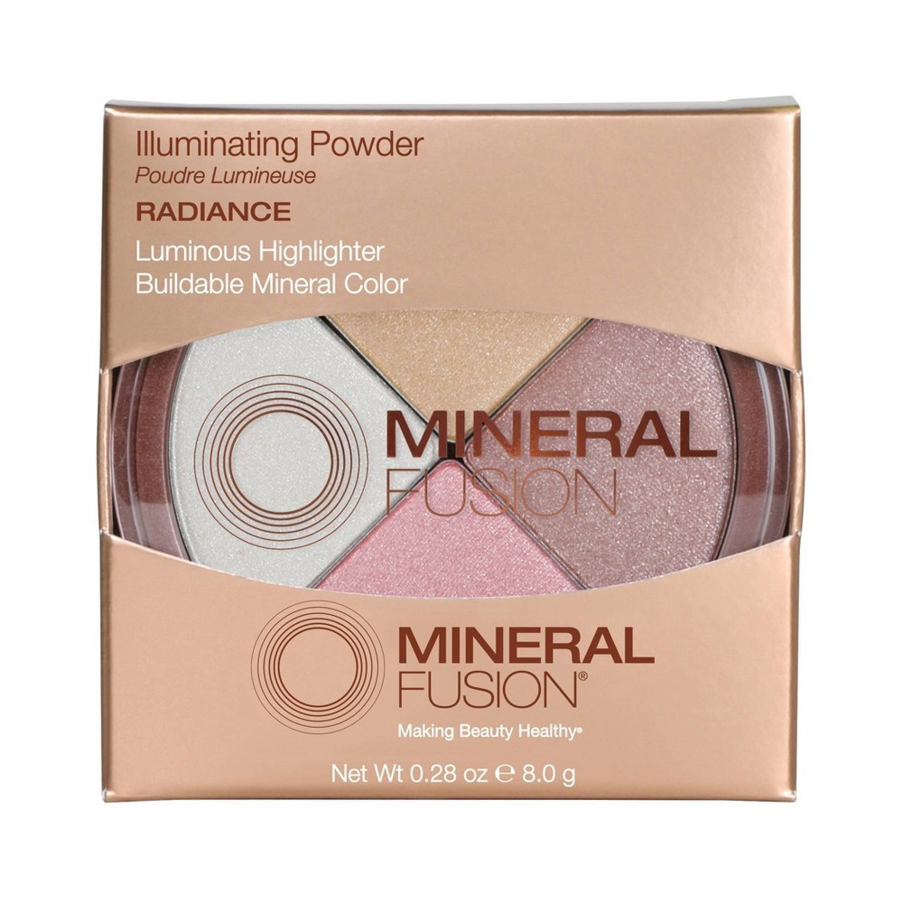 slide 2 of 6, Mineral Fusion Radiance Illuminating Powder - 0.28oz, 0.28 oz