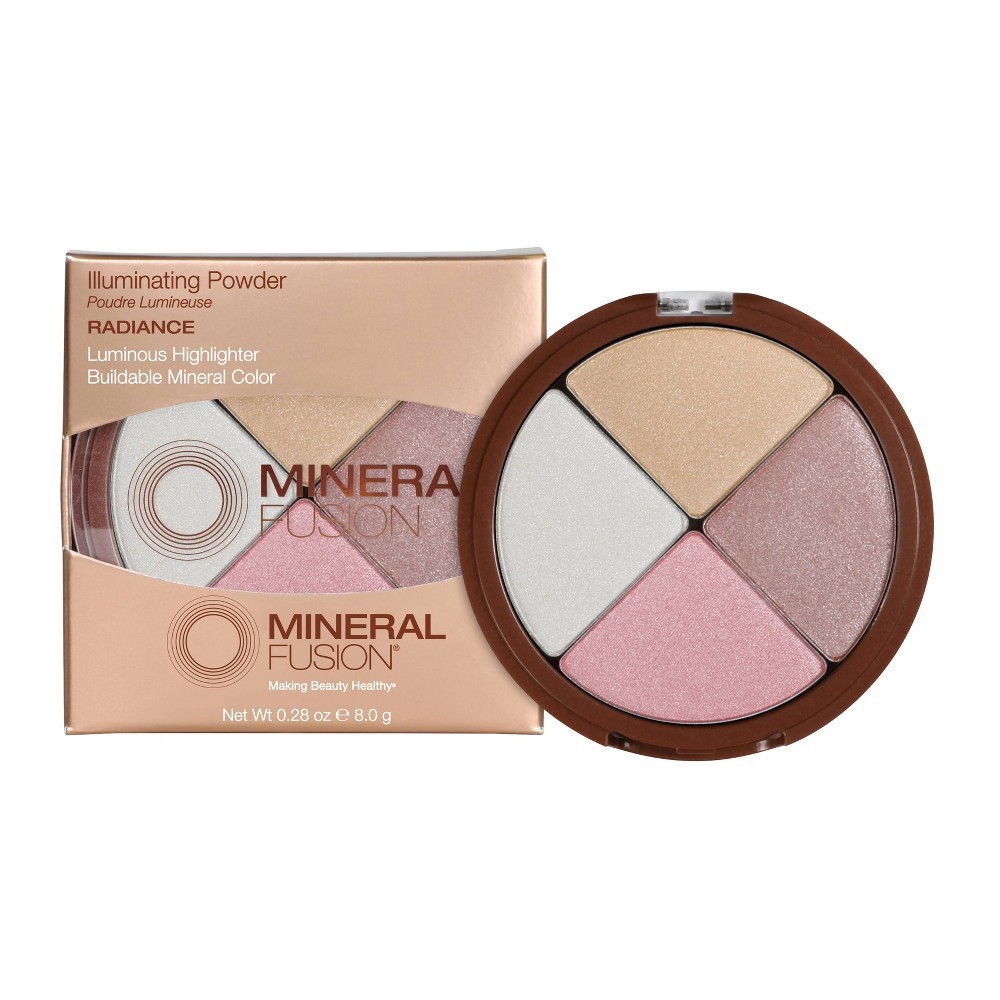 slide 5 of 6, Mineral Fusion Radiance Illuminating Powder - 0.28oz, 0.28 oz