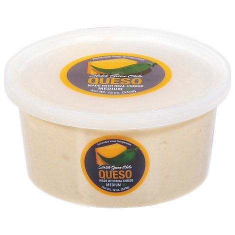 slide 1 of 1, Queso Hatch Chile - 12 Oz, 12 oz