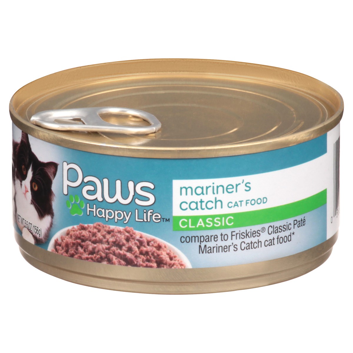 slide 3 of 9, Paws Happy Life Classic Mariner's Catch Cat Food 5.5 oz, 5.5 oz
