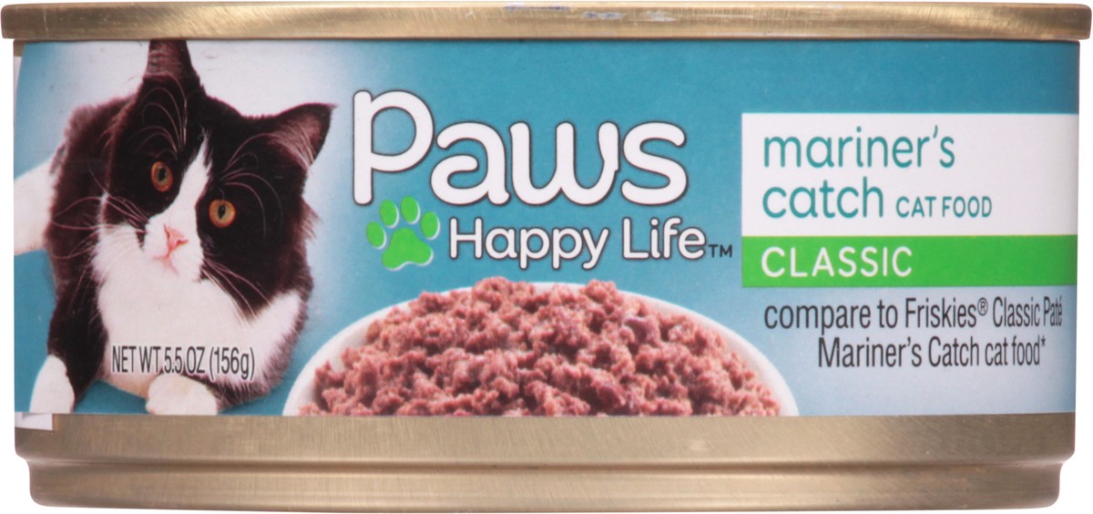 slide 6 of 9, Paws Happy Life Classic Mariner's Catch Cat Food 5.5 oz, 5.5 oz
