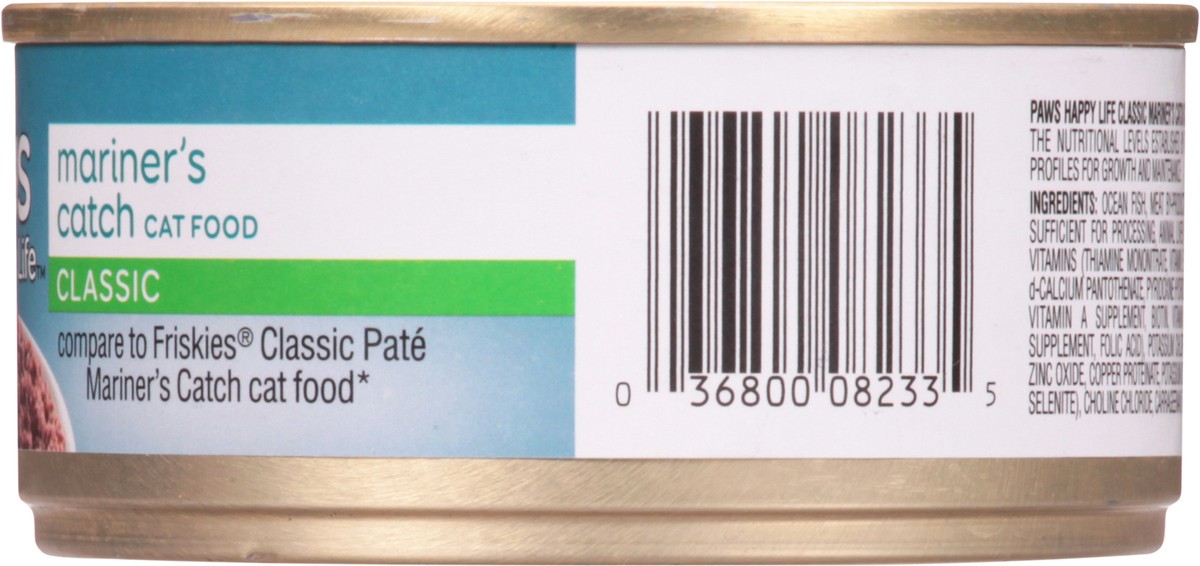slide 8 of 9, Paws Happy Life Classic Mariner's Catch Cat Food 5.5 oz, 5.5 oz