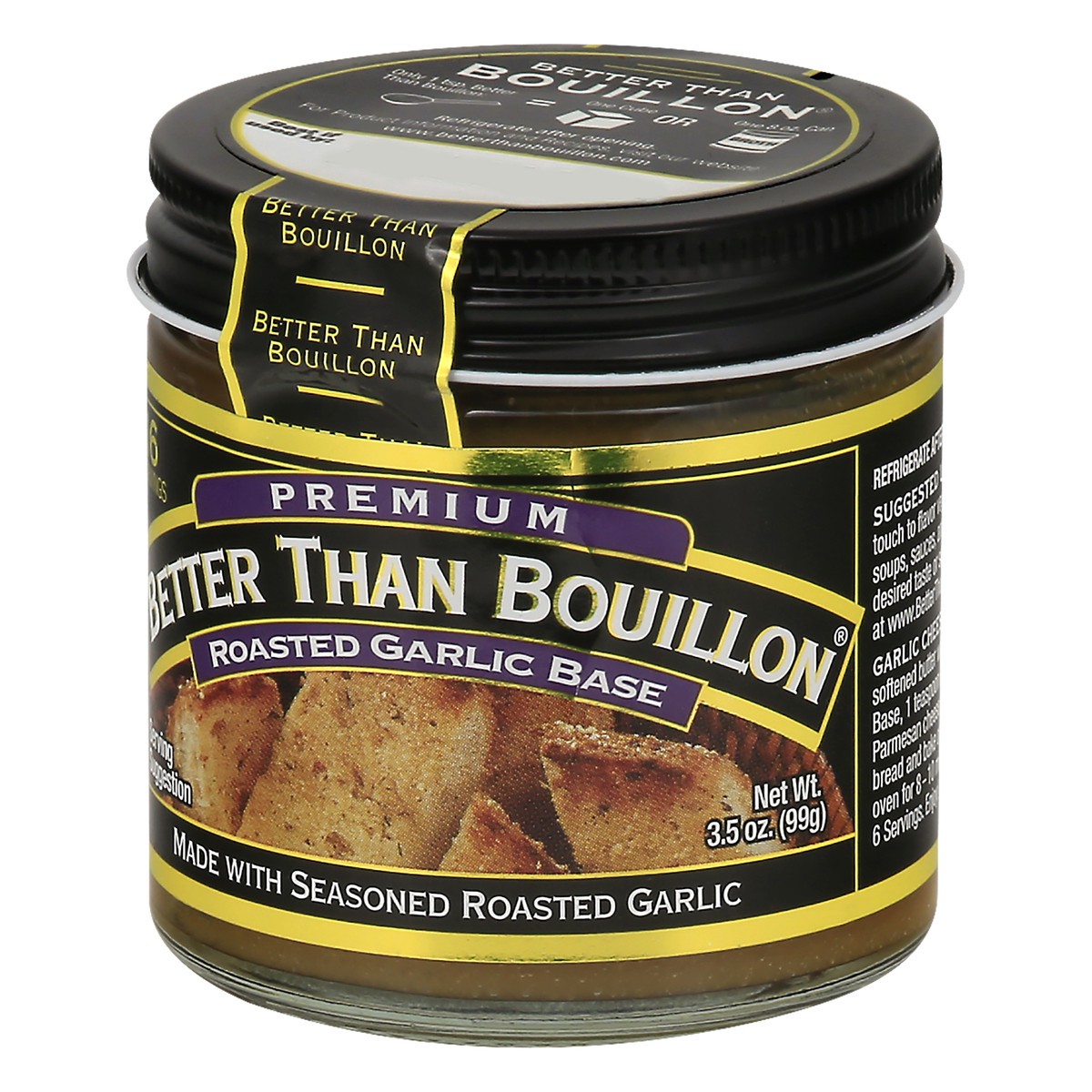 slide 3 of 11, Better than Bouillon Roasted Premium Garlic Base 3.5 oz, 3.5 oz