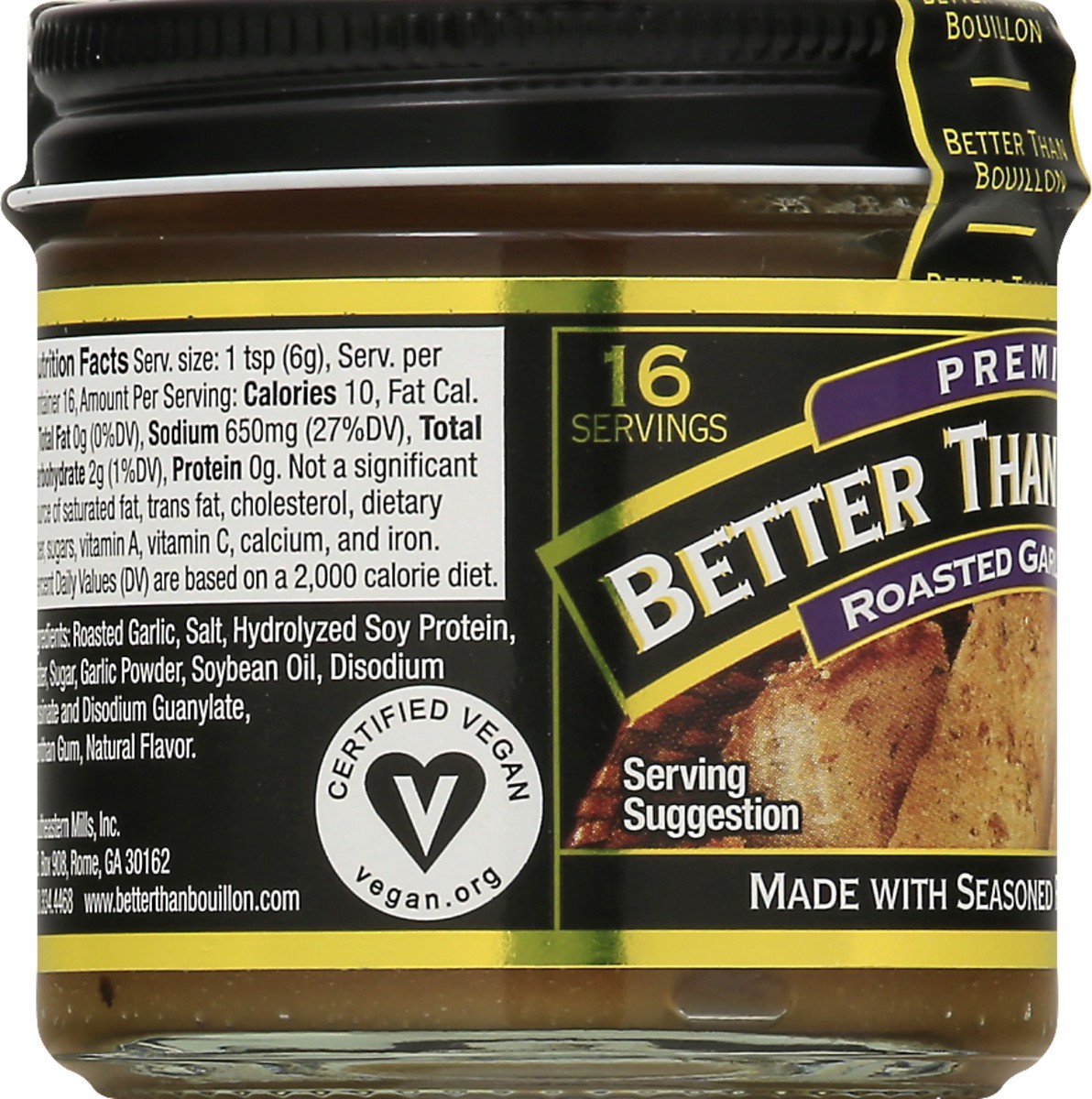 slide 2 of 11, Better than Bouillon Roasted Premium Garlic Base 3.5 oz, 3.5 oz