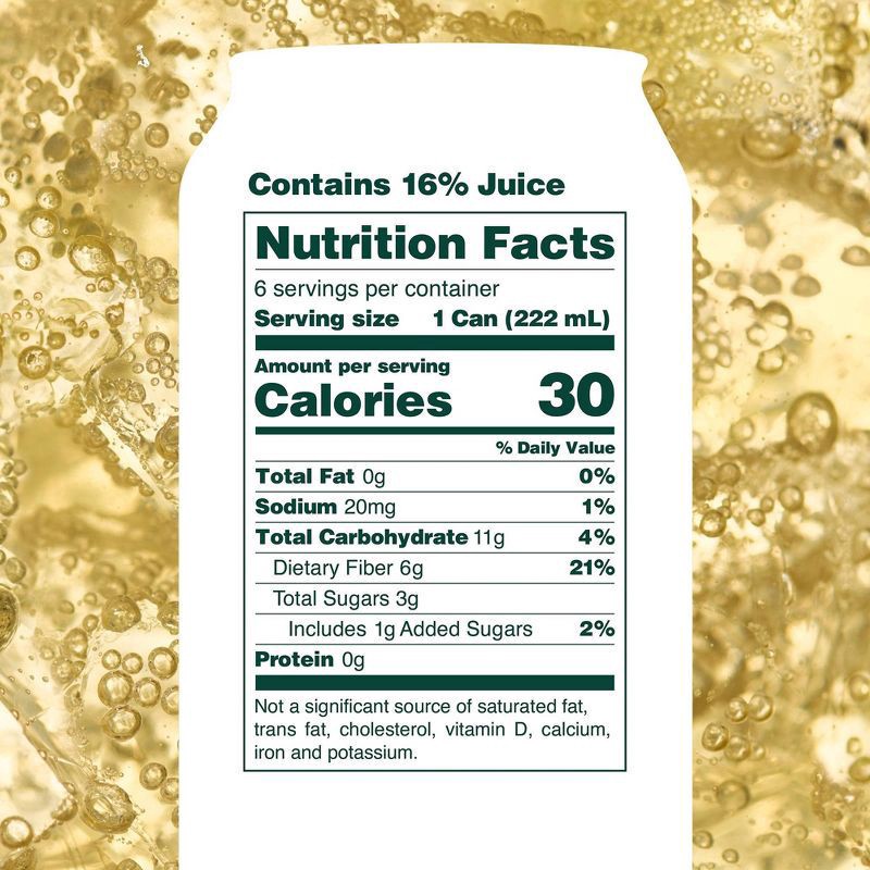 slide 4 of 6, Olipop Ginger Ale Mini Soda 6 - 7 fl oz Cans, 6 ct