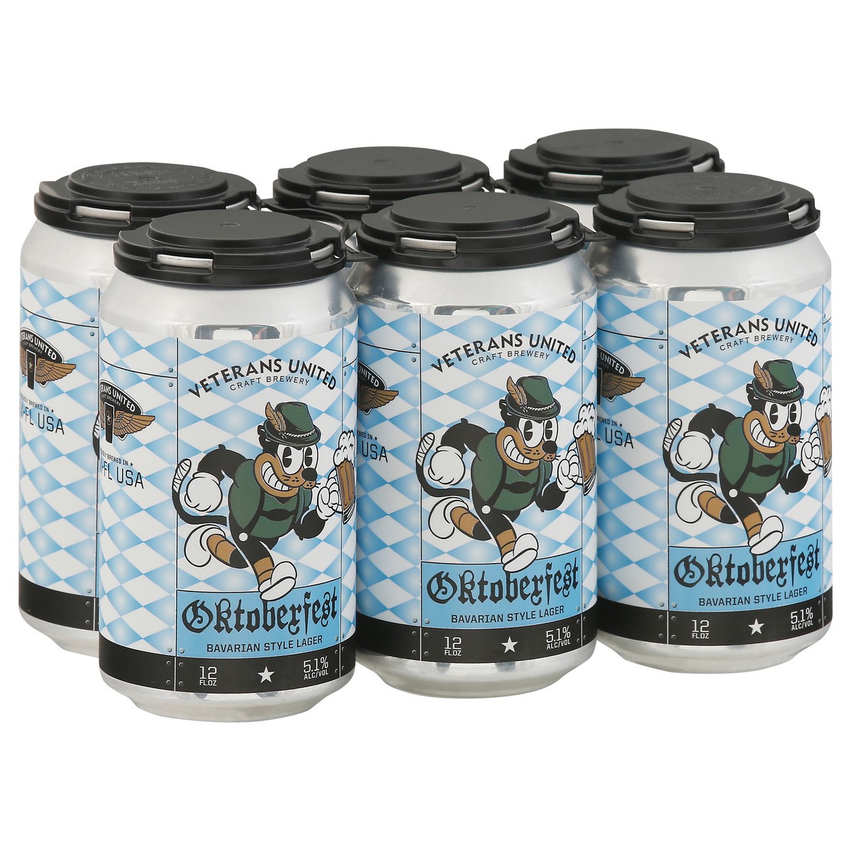 slide 2 of 9, Veterans United Craft Brewery Bavarian Style Lager Oktoberfest Beer 6 - 12 fl oz Cans, 12 oz