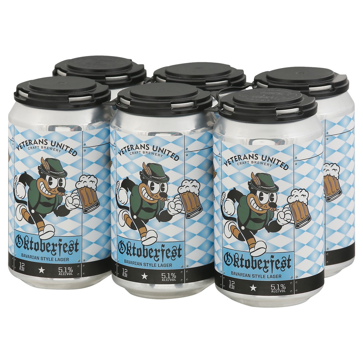 slide 3 of 9, Veterans United Craft Brewery Bavarian Style Lager Oktoberfest Beer 6 - 12 fl oz Cans, 12 oz