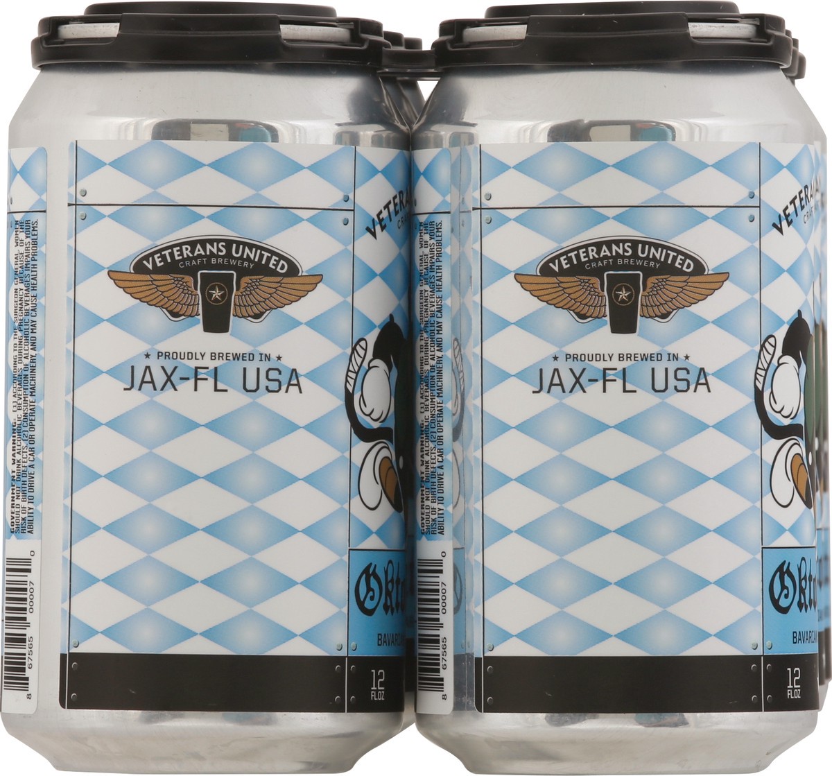 slide 9 of 9, Veterans United Craft Brewery Bavarian Style Lager Oktoberfest Beer 6 - 12 fl oz Cans, 12 oz