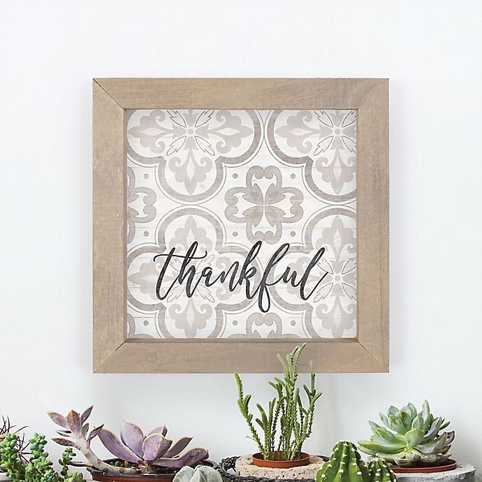 slide 3 of 3, P. Graham Dunn Thankful Framed Wood Wall Art, 1 ct