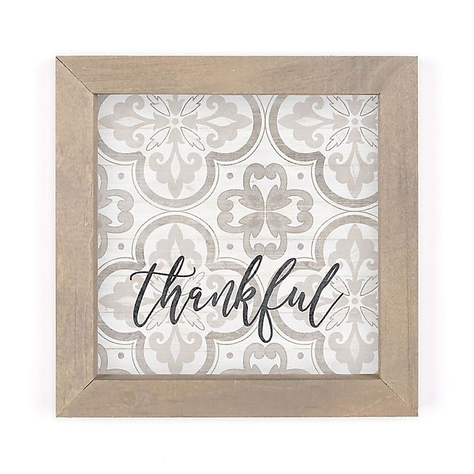 slide 1 of 3, P. Graham Dunn Thankful Framed Wood Wall Art, 1 ct