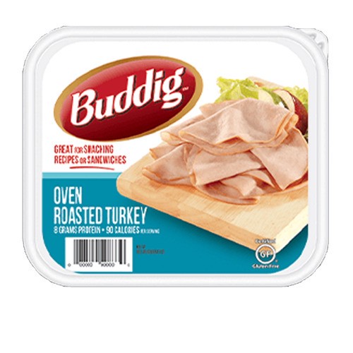 slide 1 of 1, Buddig™ oven roasted turkey tray, 9 oz