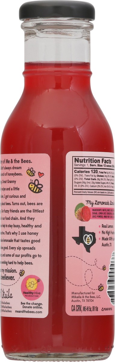 slide 2 of 13, Me & The Bees Lemonade with Prickly Pear - 12 fl oz, 12 fl oz