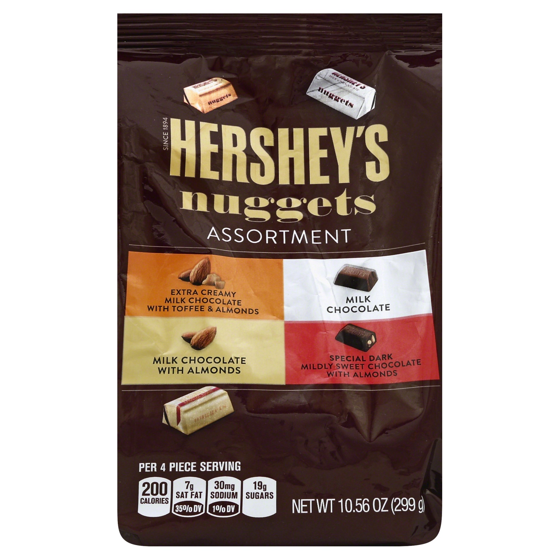 slide 1 of 1, Hershey's Nugget Assortment Bag, 10.56 oz