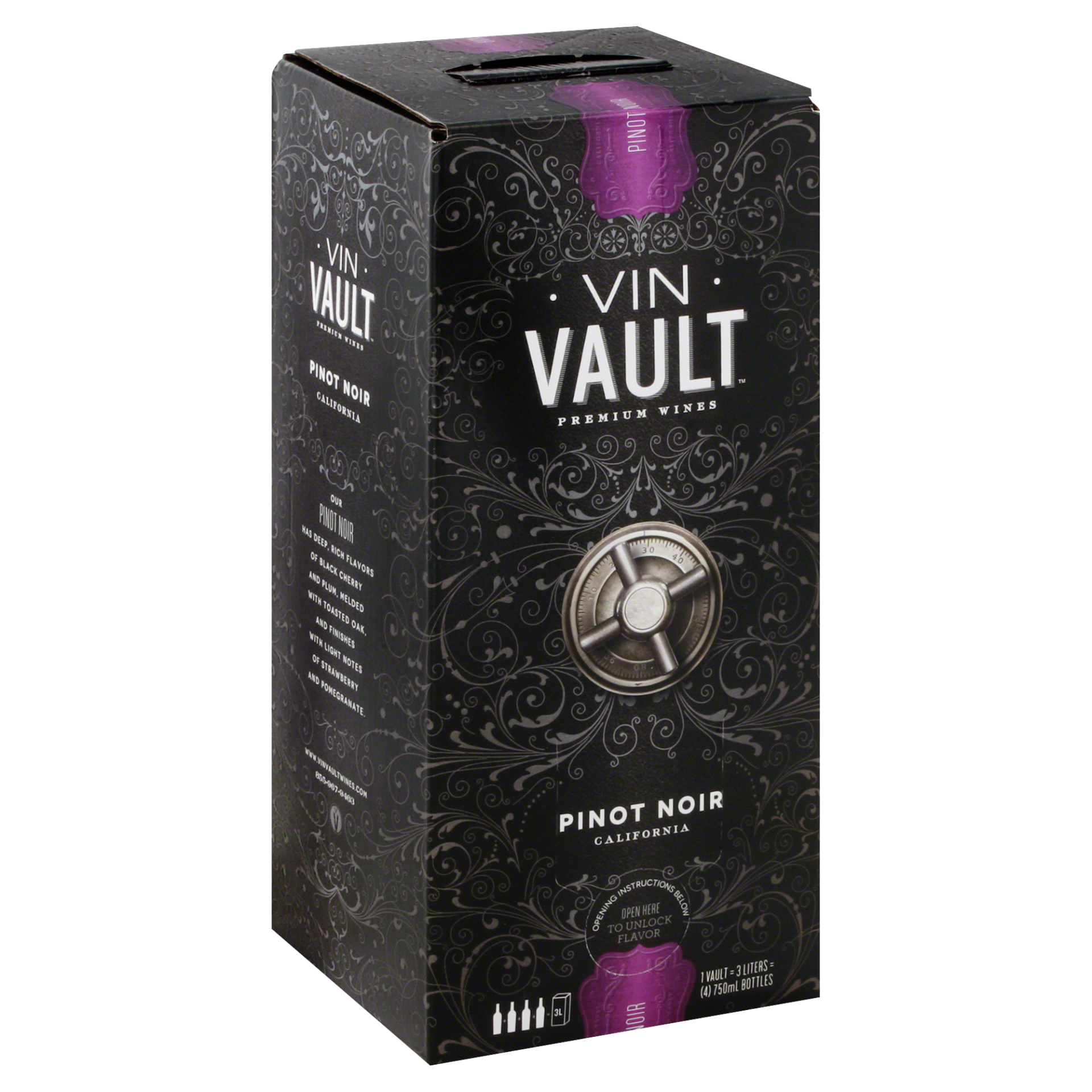 slide 1 of 1, Vin Vault Pinot Noir Wine, 3 liter