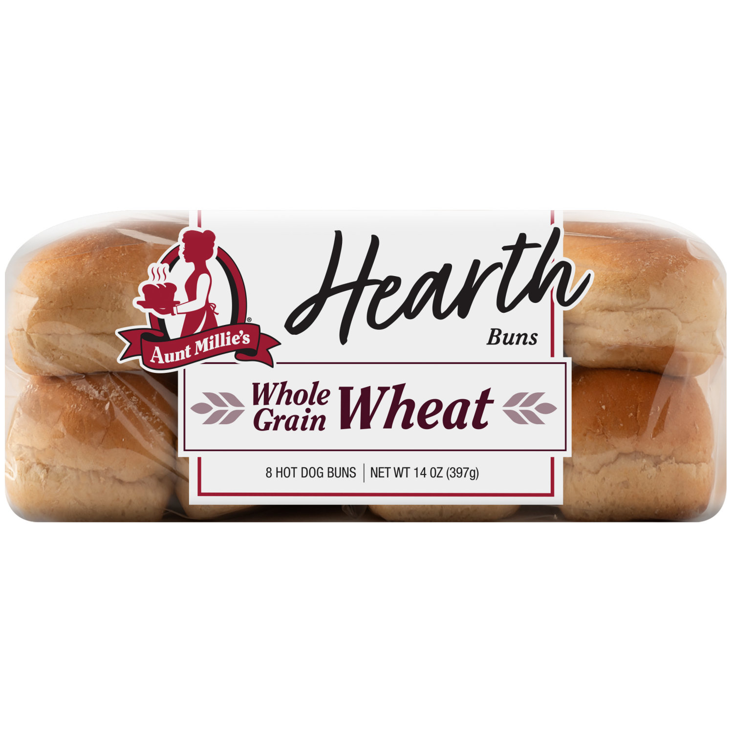slide 3 of 8, Aunt Millie's Hearth Whole Grain Hot Dog Buns, 8 Ct, 8 ct