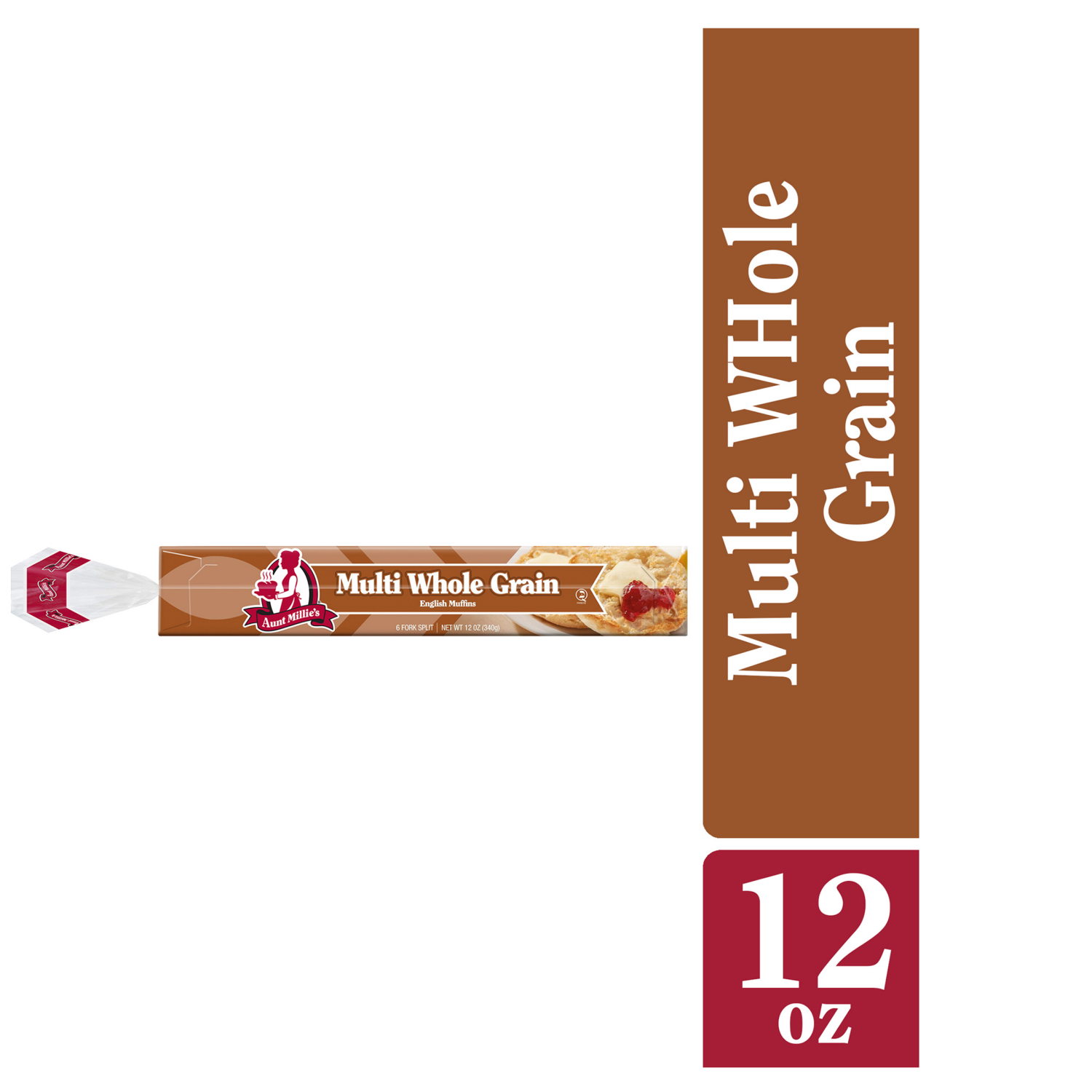 slide 1 of 5, Aunt Millie's Multi Whole Grain English Muffins 6ct, 6 ct