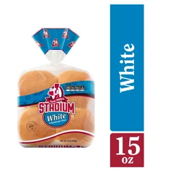 Aunt Millie's Stadium White Hamburger Buns