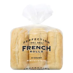 Perfection Deli French Sub Buns, 6 Count