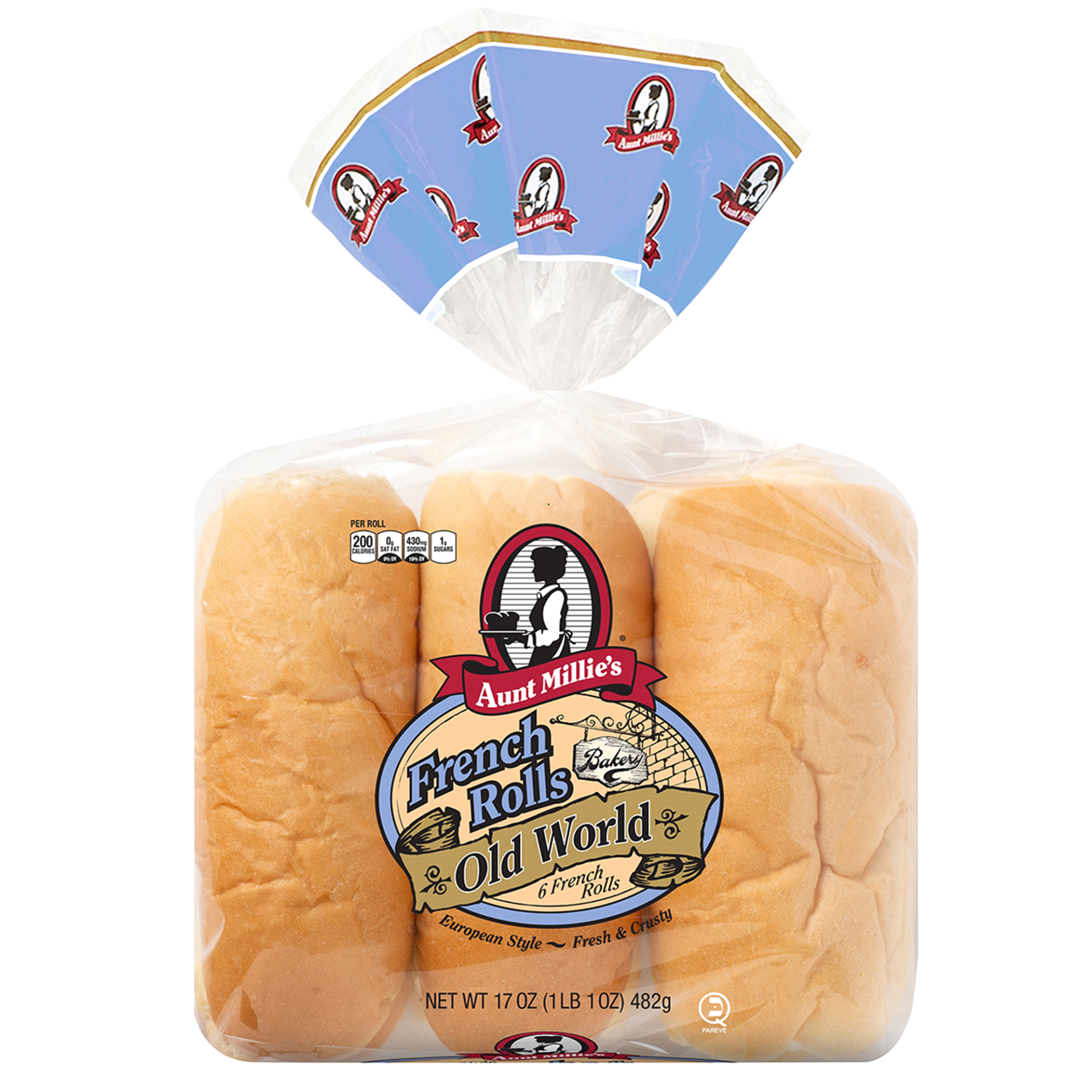 slide 1 of 5, Aunt Millie's Deli French Rolls 6 ea, 6 ct; 21 oz