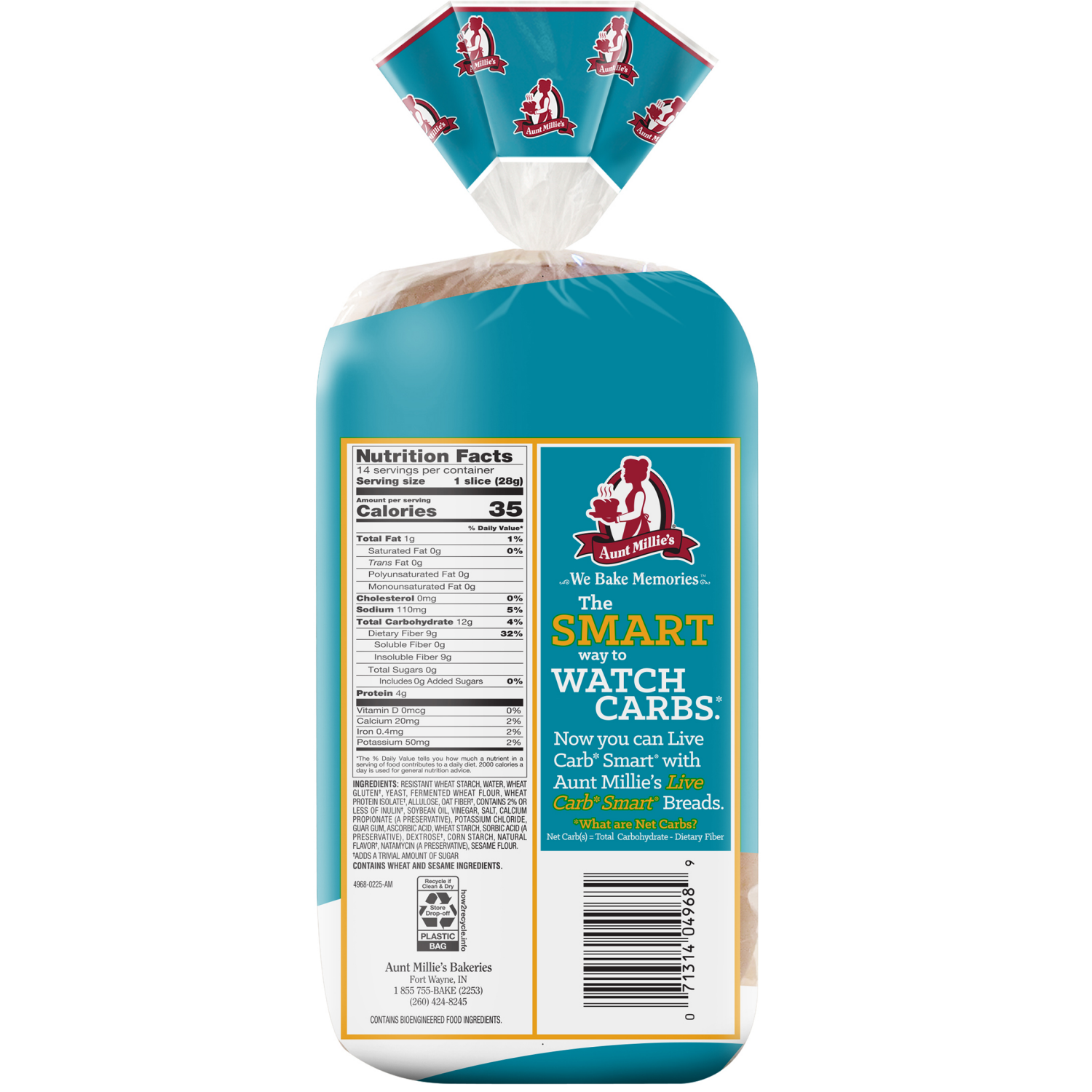 slide 2 of 8, Am Live Crbsmrt Sourdgh Bread, 14 oz