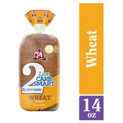 Aunt Millie's Live Carb Smart Wheat Bread 14 oz
