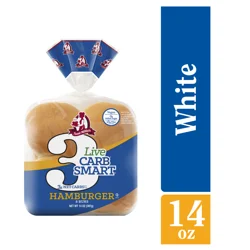 Aunt Millie's Live Carb Smart Hamburger Buns 8 ct
