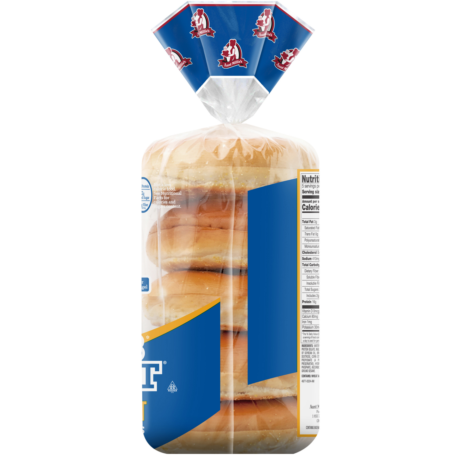 slide 3 of 5, Aunt Millie's Live Carb Smart Plain Bagels 5 ct, 5 ct