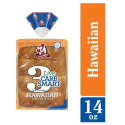 Aunt Millie's Live Carb Smart Hawaiian Dinner Rolls 12 ct
