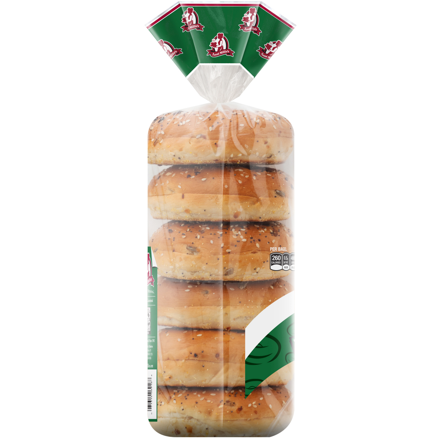 slide 2 of 5, Aunt Millie's Soft Everything & More Bagels 6 ct, 6 ct